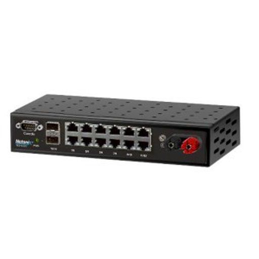 Netonix 12-Port Managed 48V PoE Switch + 2SFP Uplink Ports [WS-12-DC]