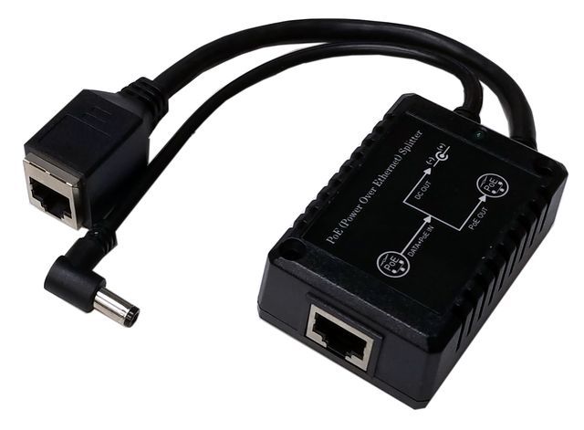 Tycon Systems 48VDC 802.3af PoE In/Out,12VDC 12W PoE Splitter [POE-MSPLT-4812P-F]