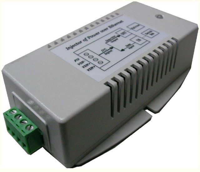 Tycon Systems 18-36VDC In 56V Out 30W High Power DC to DC Converter and PoE Inserter [TP-DCDC-2448-HP]