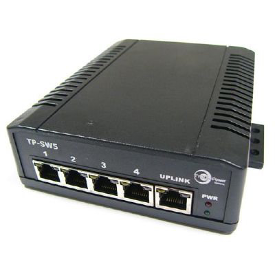 Tycon Power 5 Port Universal Multi Voltage 12-57V DC Gigabit PoE Switch