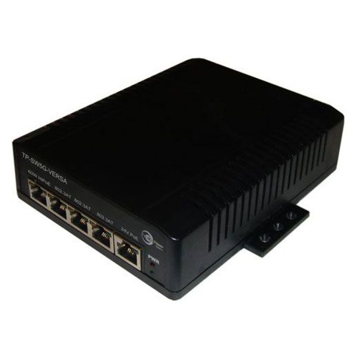 Tycon Power Versatile 44-57Vin 5-Port 60W 802.3at Output Gigabit PoE Switch