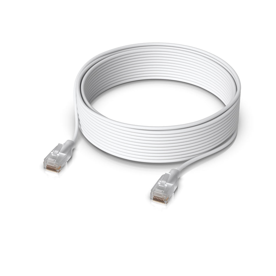 Ubiquiti UniFi Etherlighting Patch Cable, White, 12m [UACC-Cable-Patch-EL-12M-W]