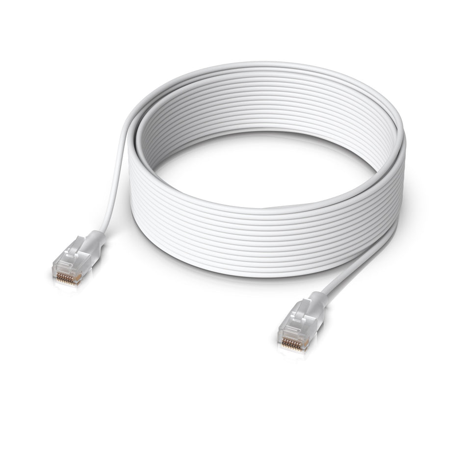 Ubiquiti UniFi Etherlighting Patch Cable, White, 15m [UACC-Cable-Patch-EL-15M-W]