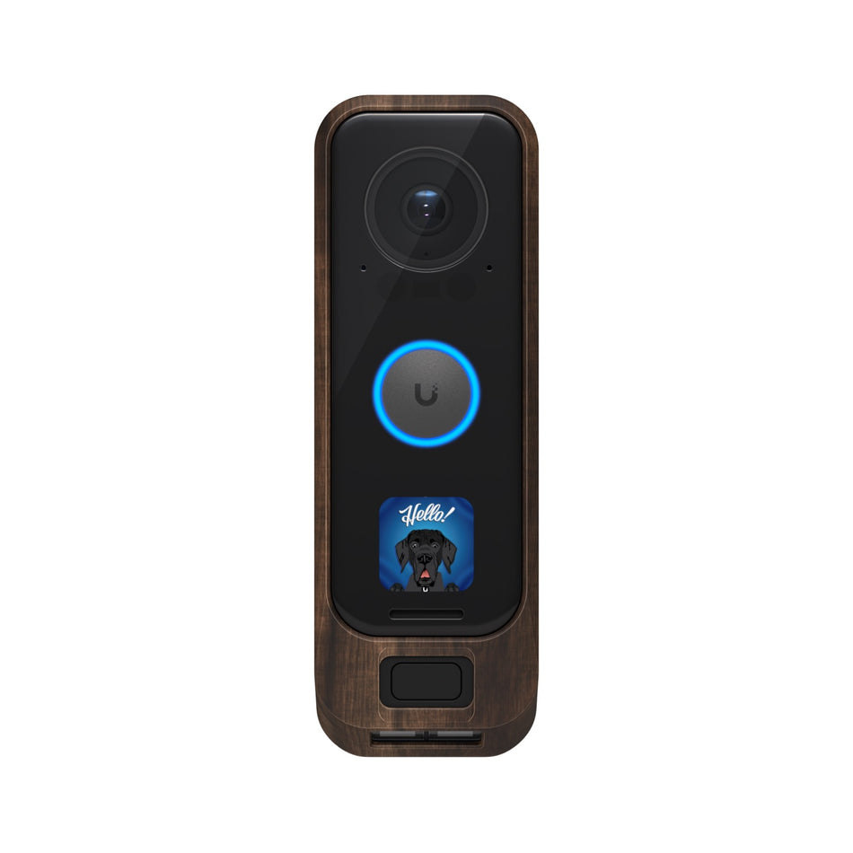 Ubiquiti UniFi G4 Doorbell Pro Cover, Wood [UACC-G4-DB-Pro-Cover-Wood]