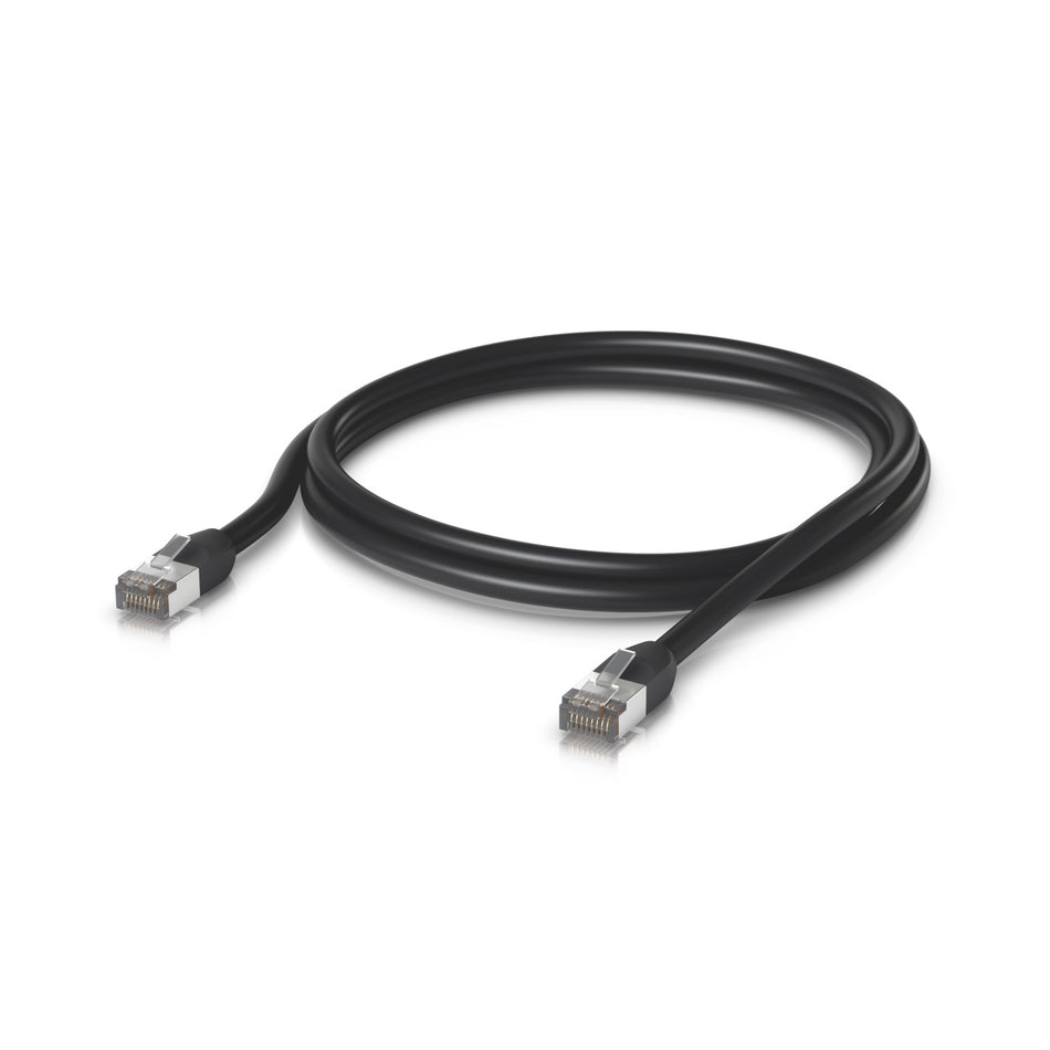 Ubiquiti UniFi Patch Cable Outdoor, Black, 2m [UACC-Cable-Patch-Outdoor-2M-BK]